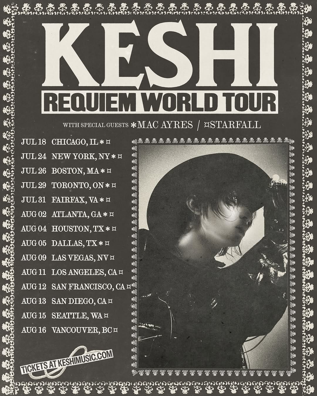 Keshi Requiem NA Tour
